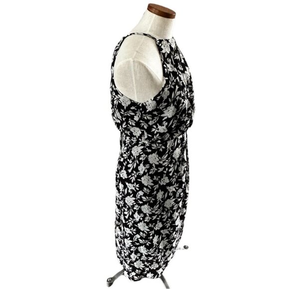 Suzanne Betro sleeveless black and white floral dress - Picture 2 of 14
